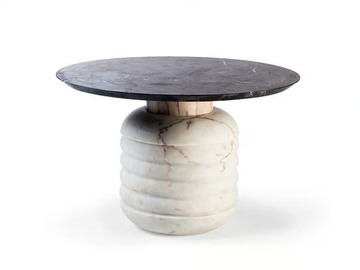 JEAN - Low round marble coffee table by Mambo Unlimited Ideas - view 2